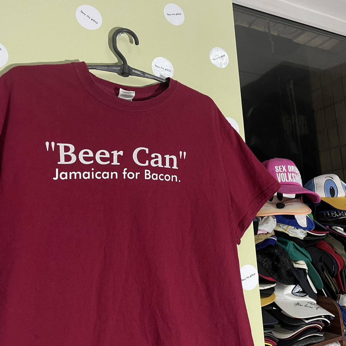 Vintage Vintage 90s Beer Can Graphic Tee Y2K Humor Streetwear Slim L Size US L / EU 52-54 / 3 - 2 Thumbnail