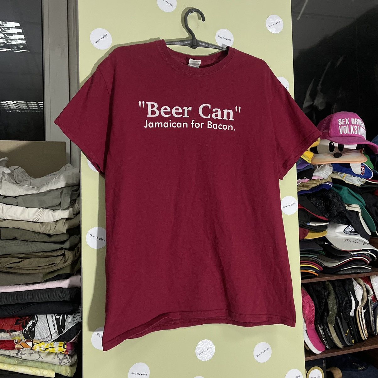Vintage Vintage 90s Beer Can Graphic Tee Y2K Humor Streetwear Slim L Size US L / EU 52-54 / 3 - 3 Thumbnail