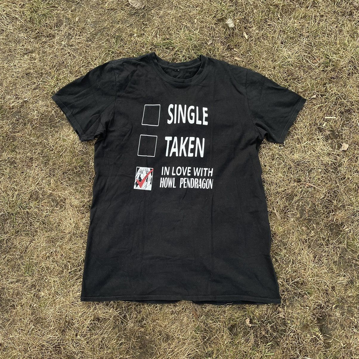 Vintage Vintage Y2K Faded Black Graphic Tee Funny Single Taken L Size US L / EU 52-54 / 3 - 1 Thumbnail