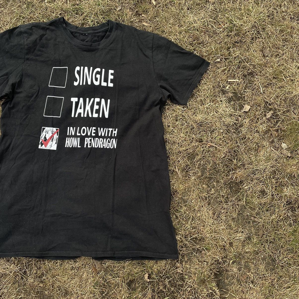 Vintage Vintage Y2K Faded Black Graphic Tee Funny Single Taken L Size US L / EU 52-54 / 3 - 2 Thumbnail