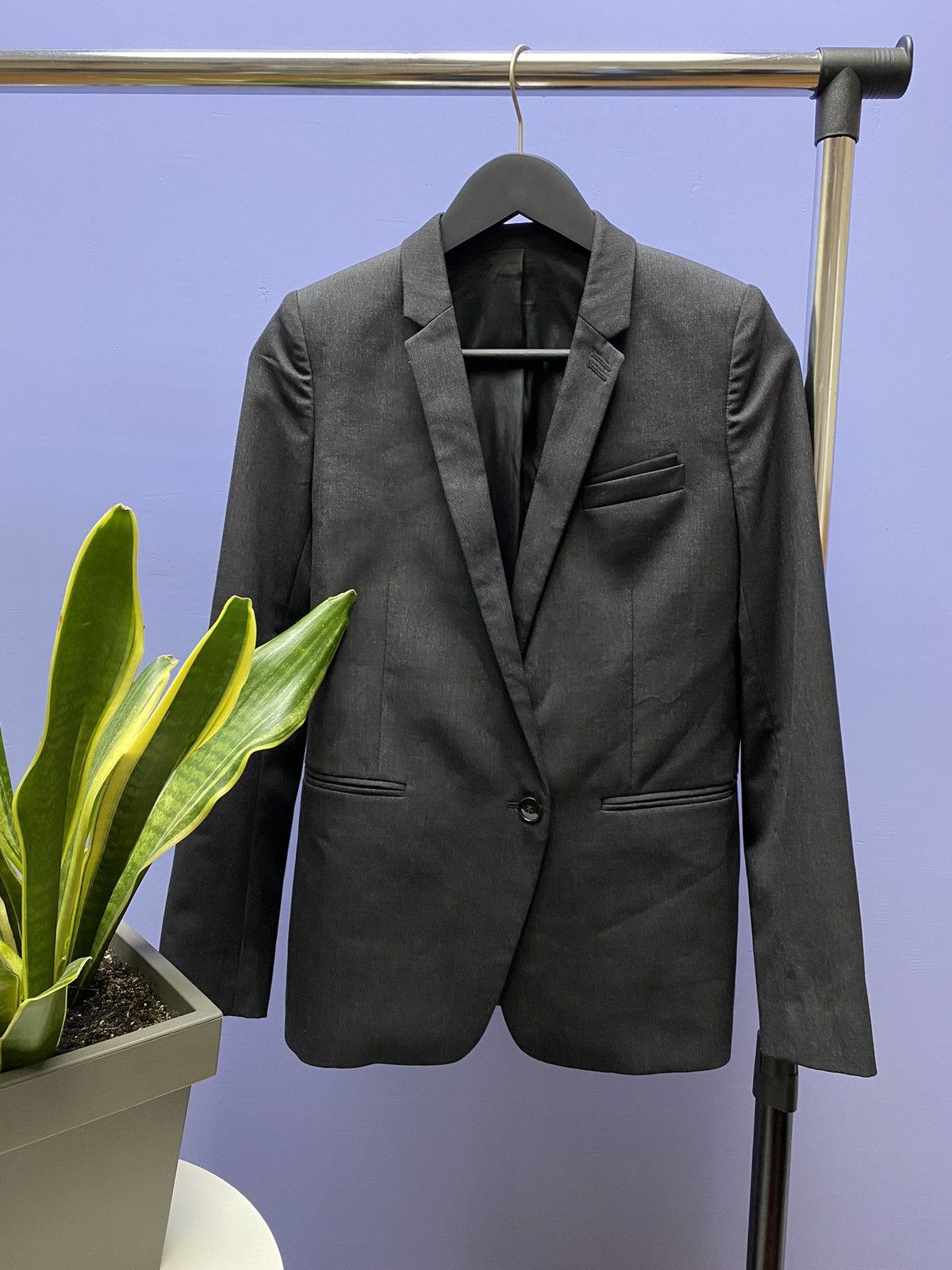 The Kooples The Kooples Women Blazer Wool Jacket Grey 34 Size Size XS / US 0-2 / IT 36-38 - 1 Thumbnail