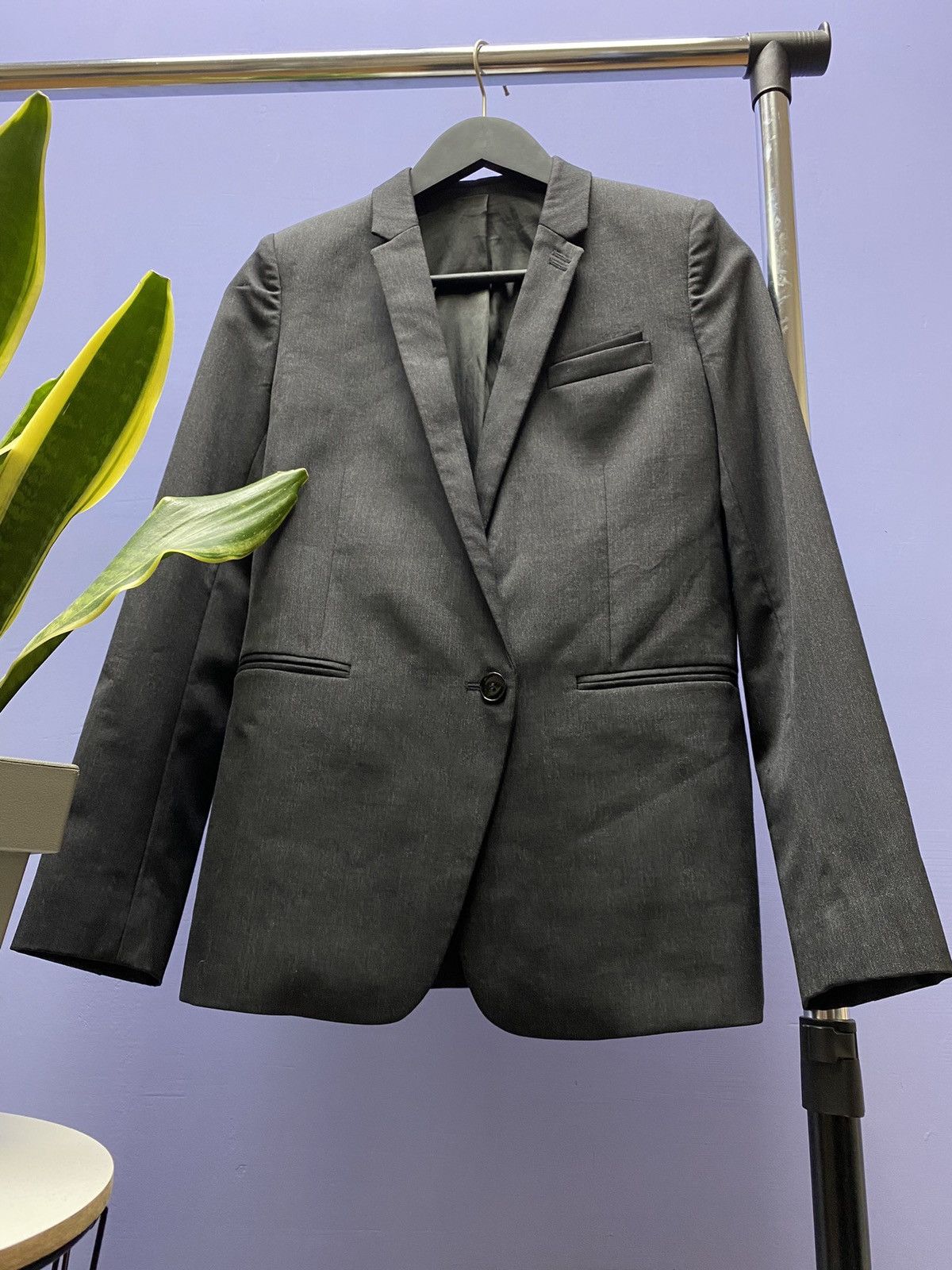 The Kooples The Kooples Women Blazer Wool Jacket Grey 34 Size Size XS / US 0-2 / IT 36-38 - 4 Thumbnail