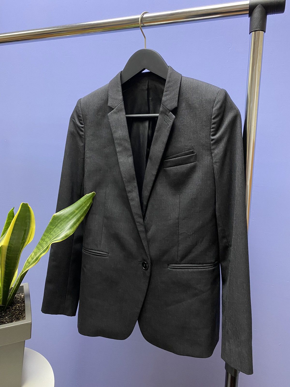 The Kooples The Kooples Women Blazer Wool Jacket Grey 34 Size Size XS / US 0-2 / IT 36-38 - 2 Thumbnail