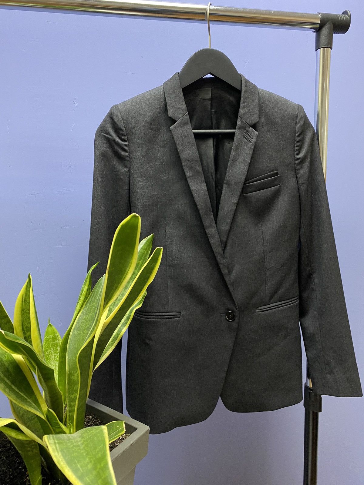 The Kooples The Kooples Women Blazer Wool Jacket Grey 34 Size Size XS / US 0-2 / IT 36-38 - 3 Thumbnail
