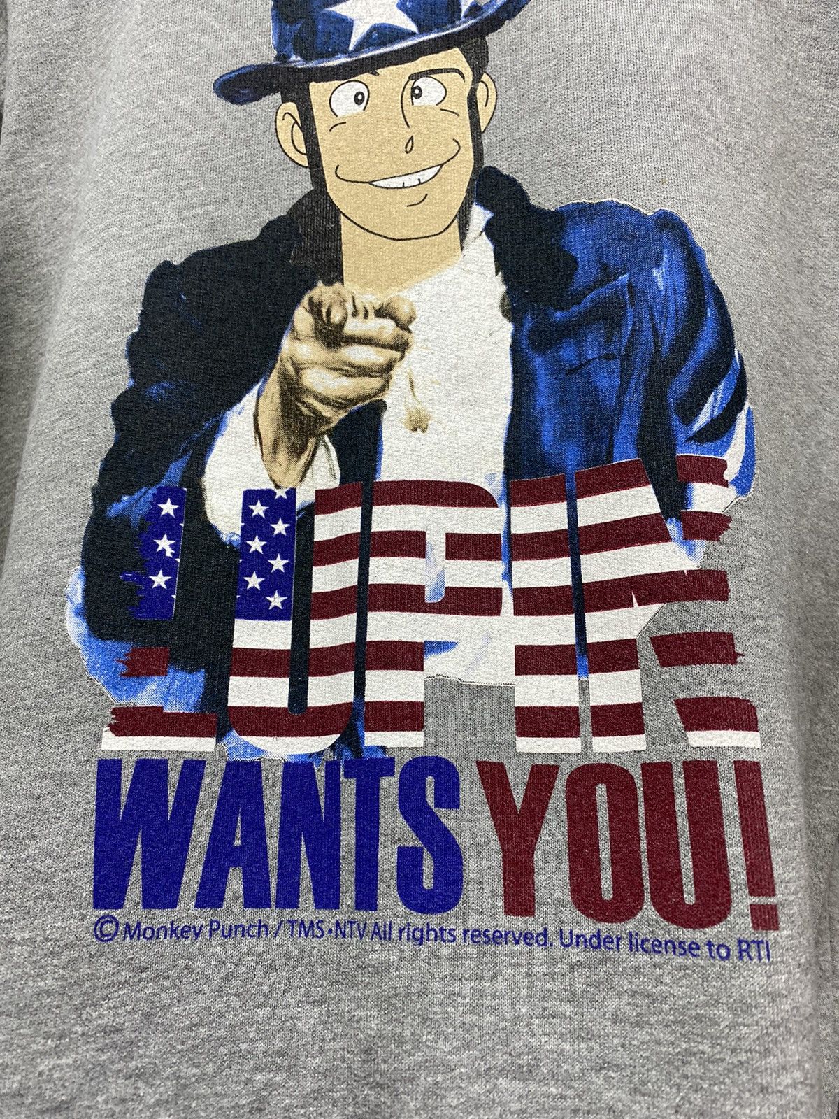 Anime × Cartoon Network × Japanese Brand Lupin The Third “Lupin Wants You” Hoodie Size US L / EU 52-54 / 3 - 9 Thumbnail