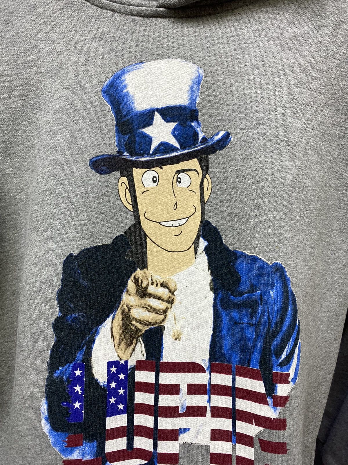Anime × Cartoon Network × Japanese Brand Lupin The Third “Lupin Wants You” Hoodie Size US L / EU 52-54 / 3 - 10 Thumbnail
