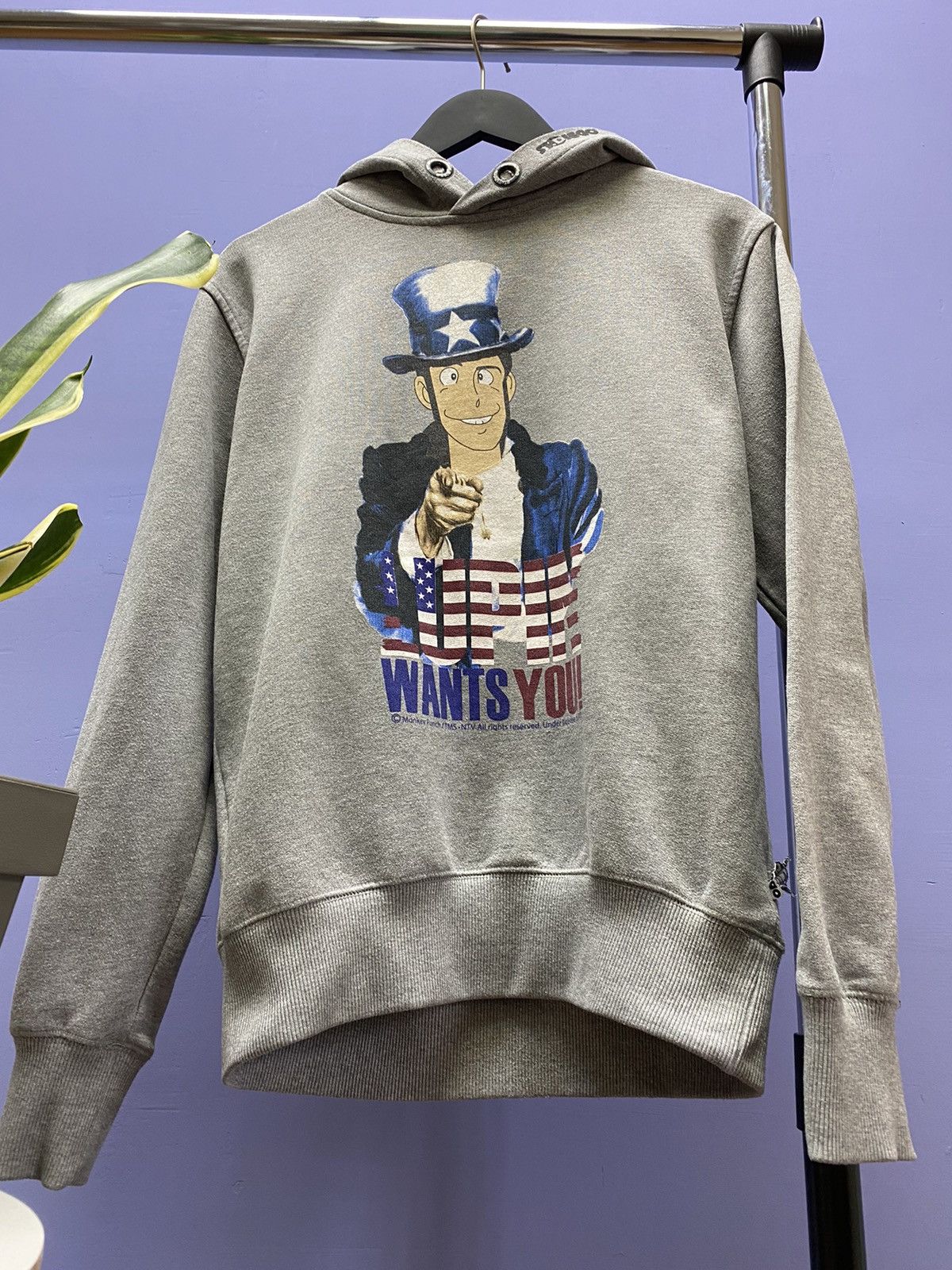 Anime × Cartoon Network × Japanese Brand Lupin The Third “Lupin Wants You” Hoodie Size US L / EU 52-54 / 3 - 5 Thumbnail