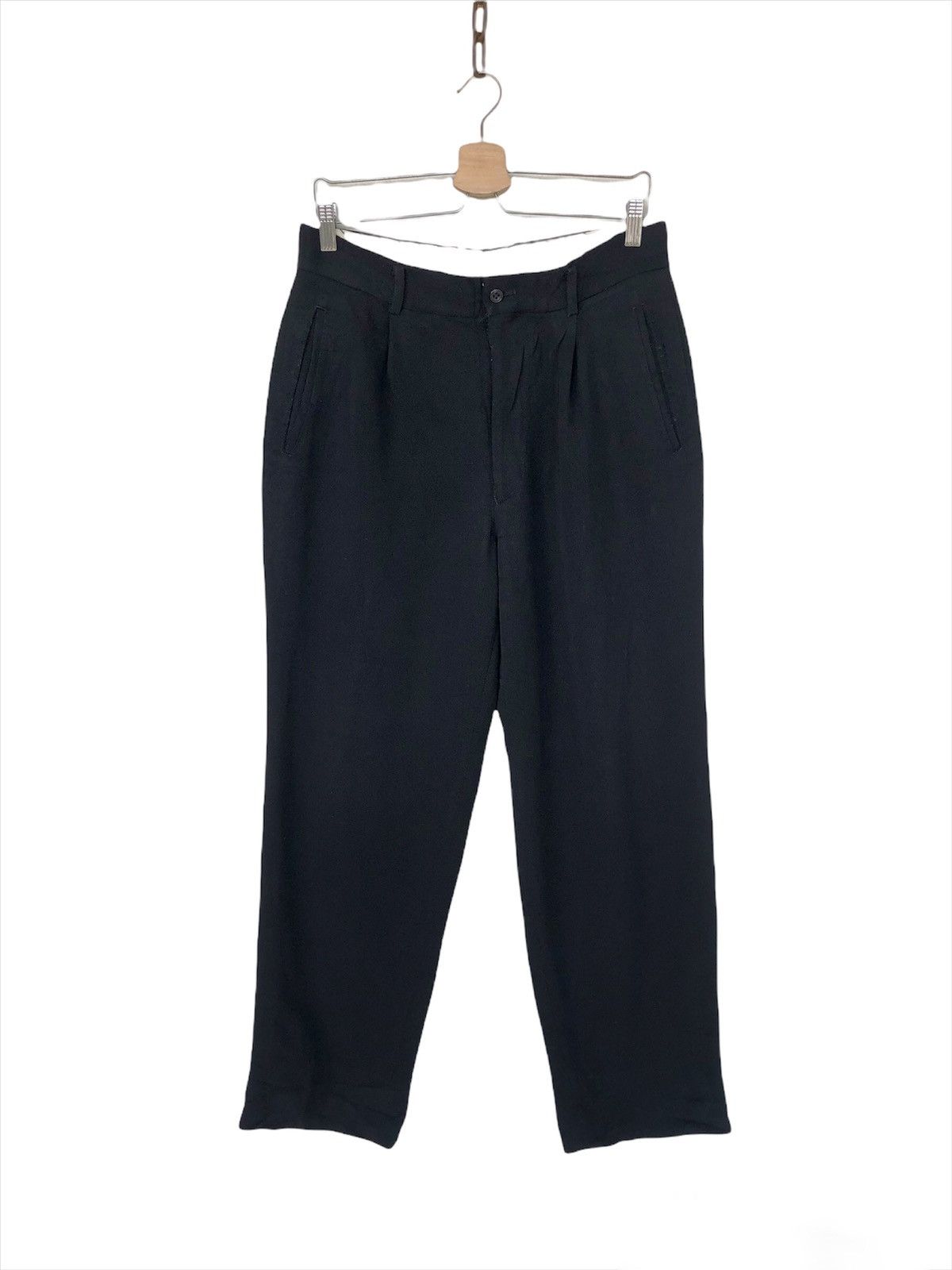 Issey Miyake OG Issey Miyake Men 🎈Gabardine Minimal Rayon Pants Size US 32 / EU 48 - 2 Thumbnail
