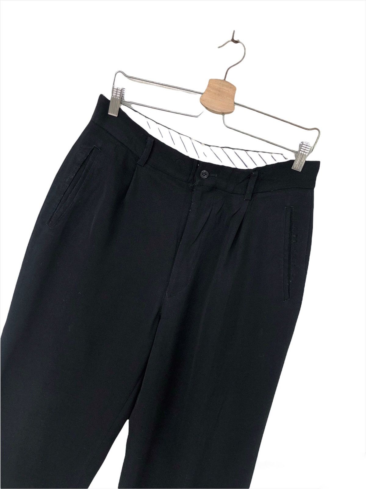 Issey Miyake OG Issey Miyake Men 🎈Gabardine Minimal Rayon Pants Size US 32 / EU 48 - 3 Thumbnail