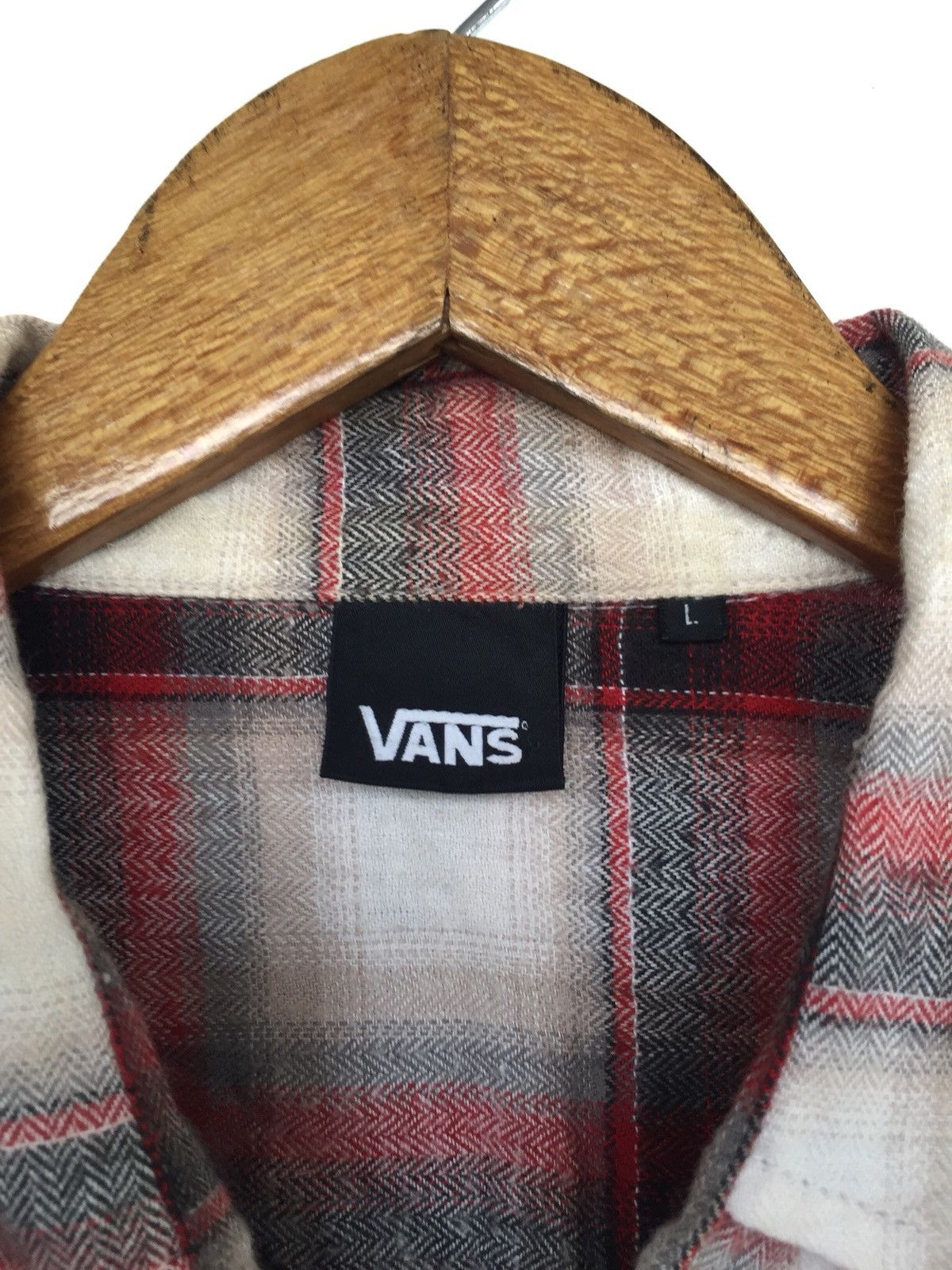 Flannel Vans 🇺🇸 Plaid Flannel Shirt Oversized Shirt Patch Size US L / EU 52-54 / 3 - 5 Thumbnail