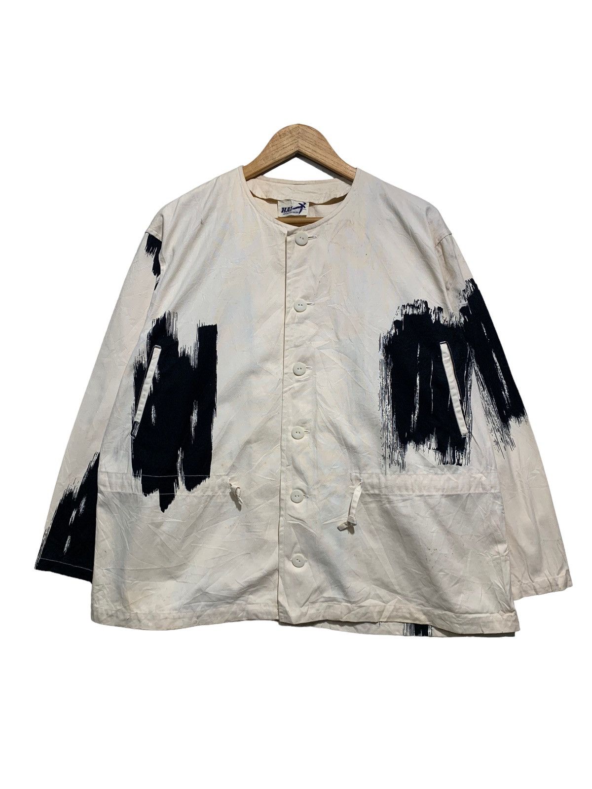 Hai Sporting Gear 🔥ISSEY MIYAKE A/W19 PAINTED BRUSH JAPAN TRADITIONS JACKET Size US M / EU 48-50 / 2 - 2 Thumbnail