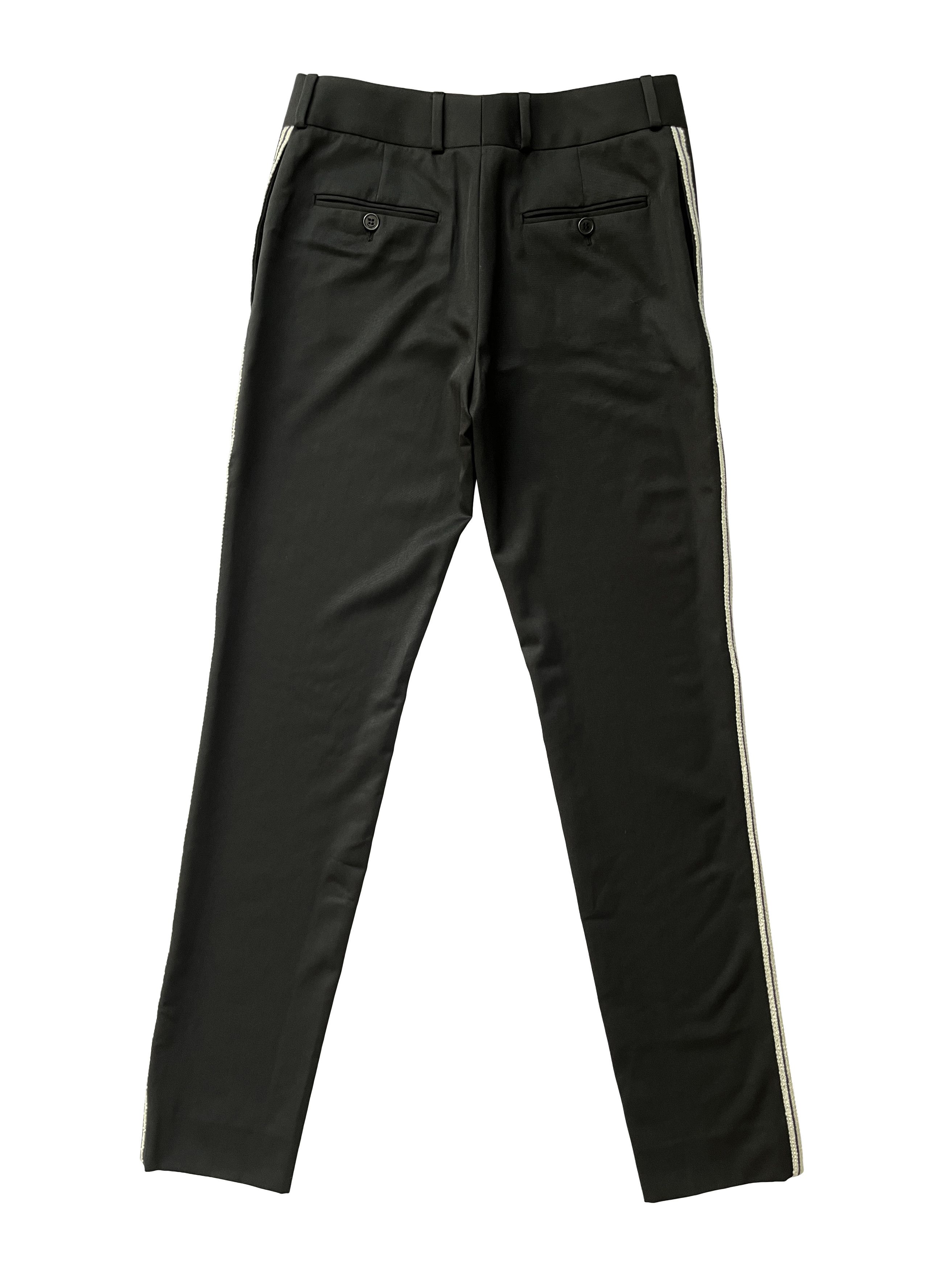 Saint Laurent Paris ⚡️QUICK SALE⚡️2017 Saint Laurent Black Pants Trousers Size 26" / US 2 / IT 38 - 2 Thumbnail