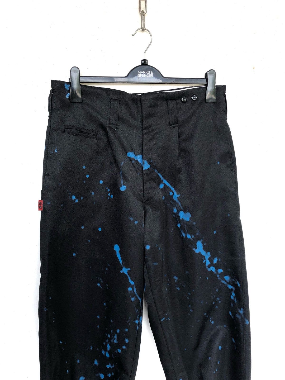 Art Comes First DOPE🔥🇯🇵 Made Paint Splashes Ballon Gabardine Pant Size US 33 - 2 Thumbnail