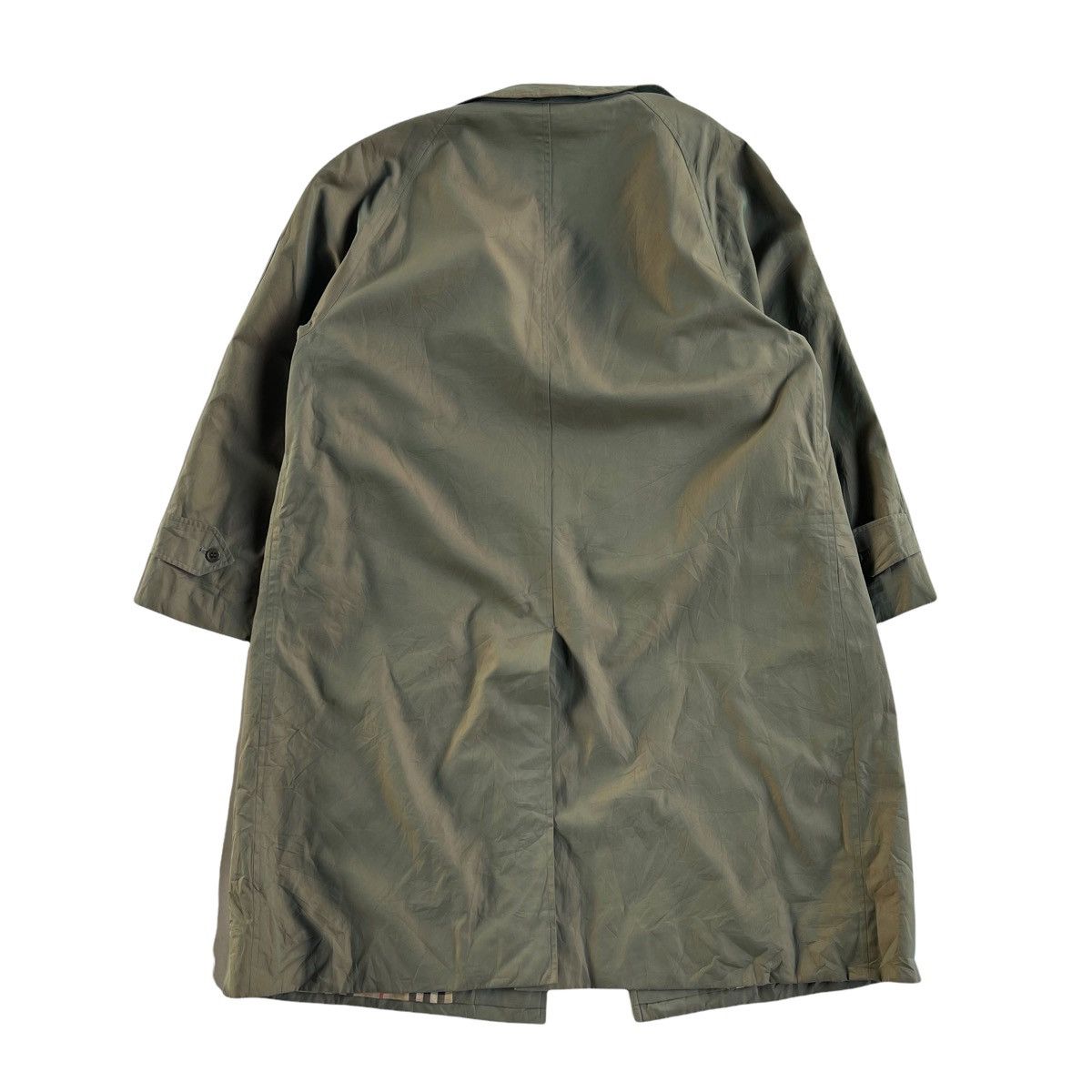 Burberry GRAIL🔥 80s Burberry Iconic Nova Check Trench Overcoat Size US XL / EU 56 / 4 - 7 Thumbnail