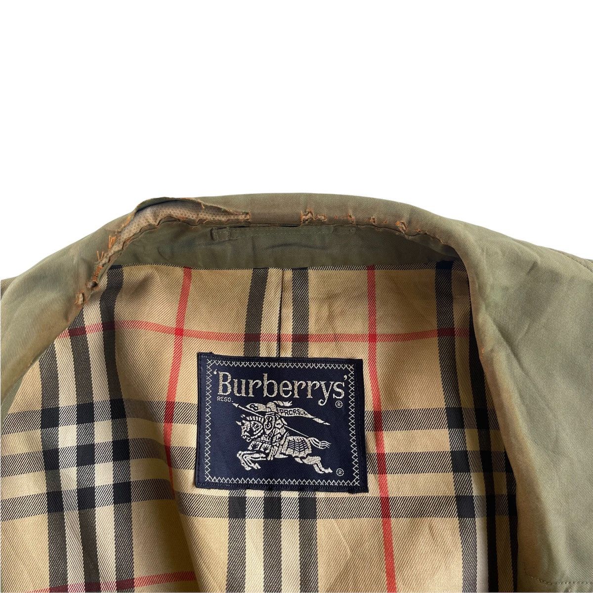 Burberry GRAIL🔥 80s Burberry Iconic Nova Check Trench Overcoat Size US XL / EU 56 / 4 - 11 Thumbnail