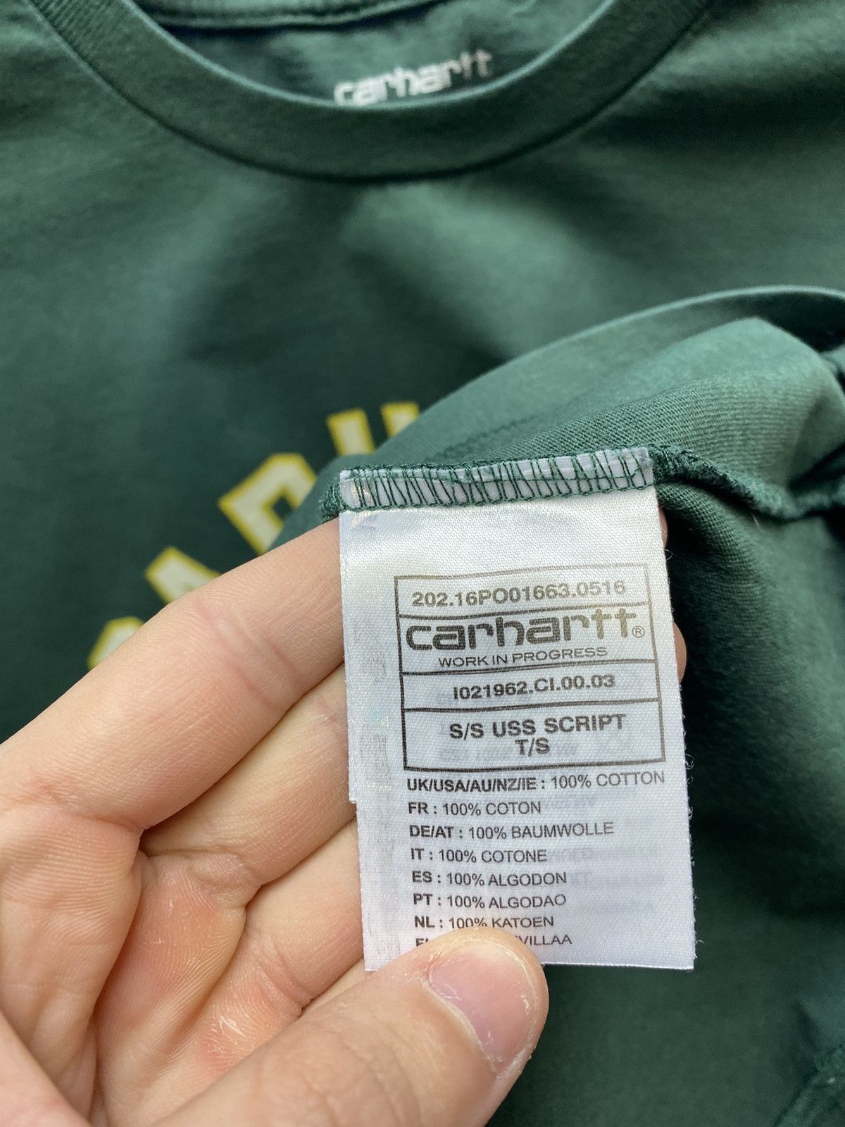 Carhartt × Carhartt Wip Carhartt WIP Logo T Shirt Size US XL / EU 56 / 4 - 10 Thumbnail