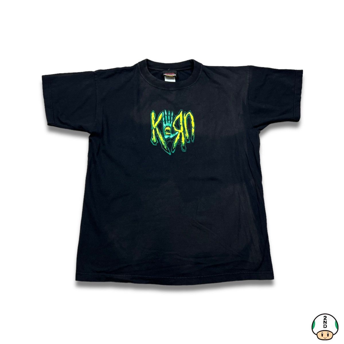 Band Tees Vintage 2001 Korn T Shirt Giant Artimonde Sun Faded Band Tee Size US L / EU 52-54 / 3 - 1 Thumbnail