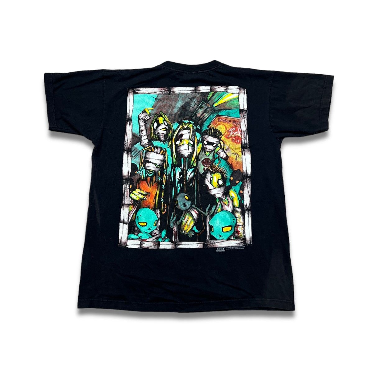 Band Tees Vintage 2001 Korn T Shirt Giant Artimonde Sun Faded Band Tee Size US L / EU 52-54 / 3 - 4 Thumbnail