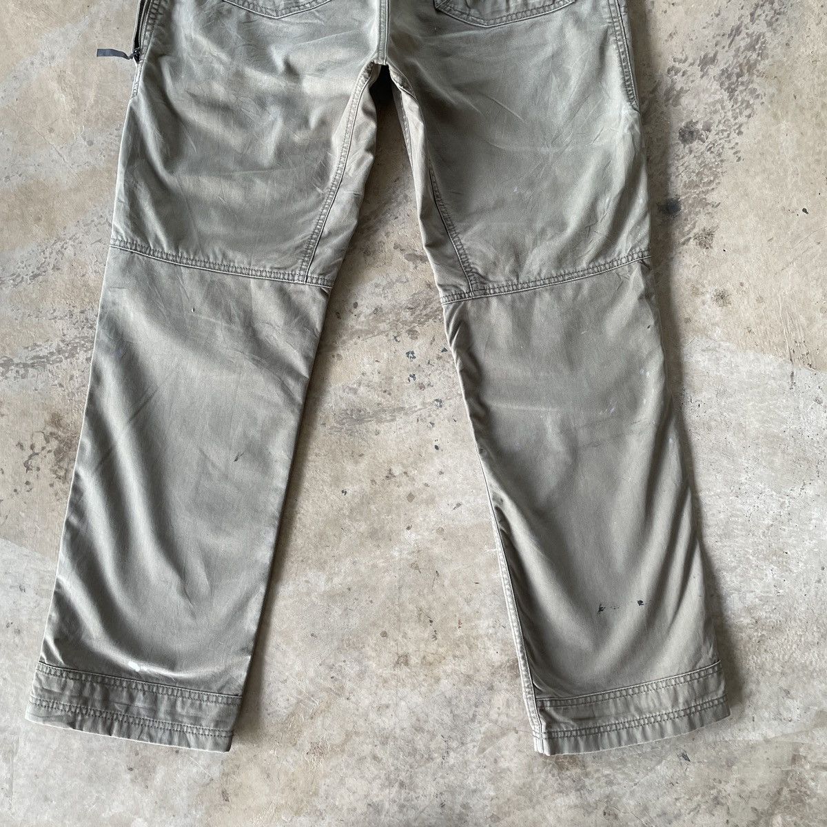 L.L. Bean Vintage LL Bean Faded/Splash Paint/Double Knee Cargo Pants Size US 34 / EU 50 - 9 Thumbnail