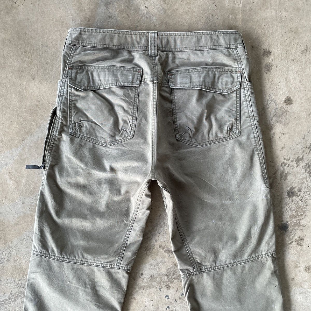 L.L. Bean Vintage LL Bean Faded/Splash Paint/Double Knee Cargo Pants Size US 34 / EU 50 - 10 Thumbnail