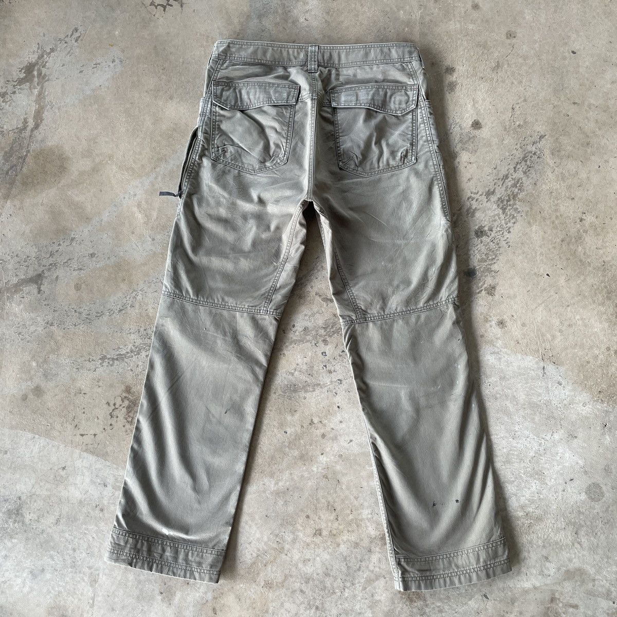 L.L. Bean Vintage LL Bean Faded/Splash Paint/Double Knee Cargo Pants Size US 34 / EU 50 - 11 Thumbnail