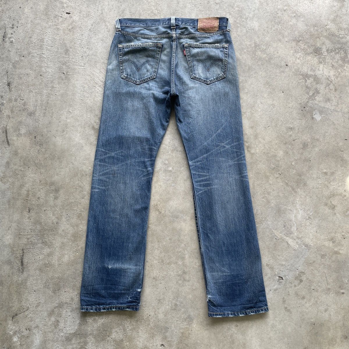 Levi's Vintage Clothing Vintage Levis 501 Distressed Denim Jeans Pants THRASHED Size US 34 / EU 50 - 13 Thumbnail