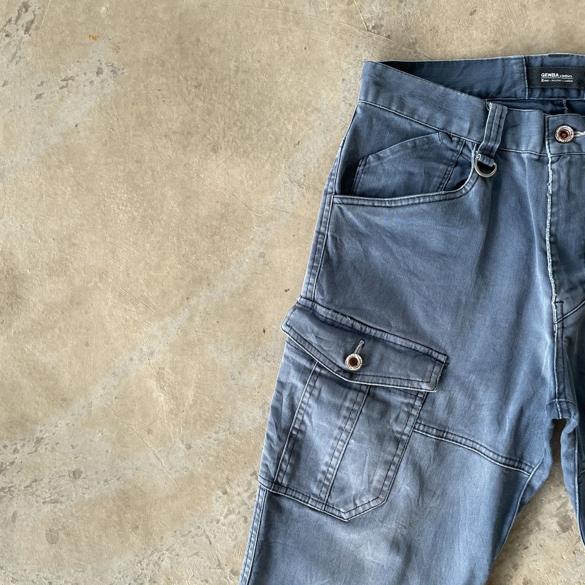 Japanese Brand 8 Pocket💥 Vintage Japanese Brand Faded Cargo Pants W30 Size US 30 / EU 46 - 4 Thumbnail