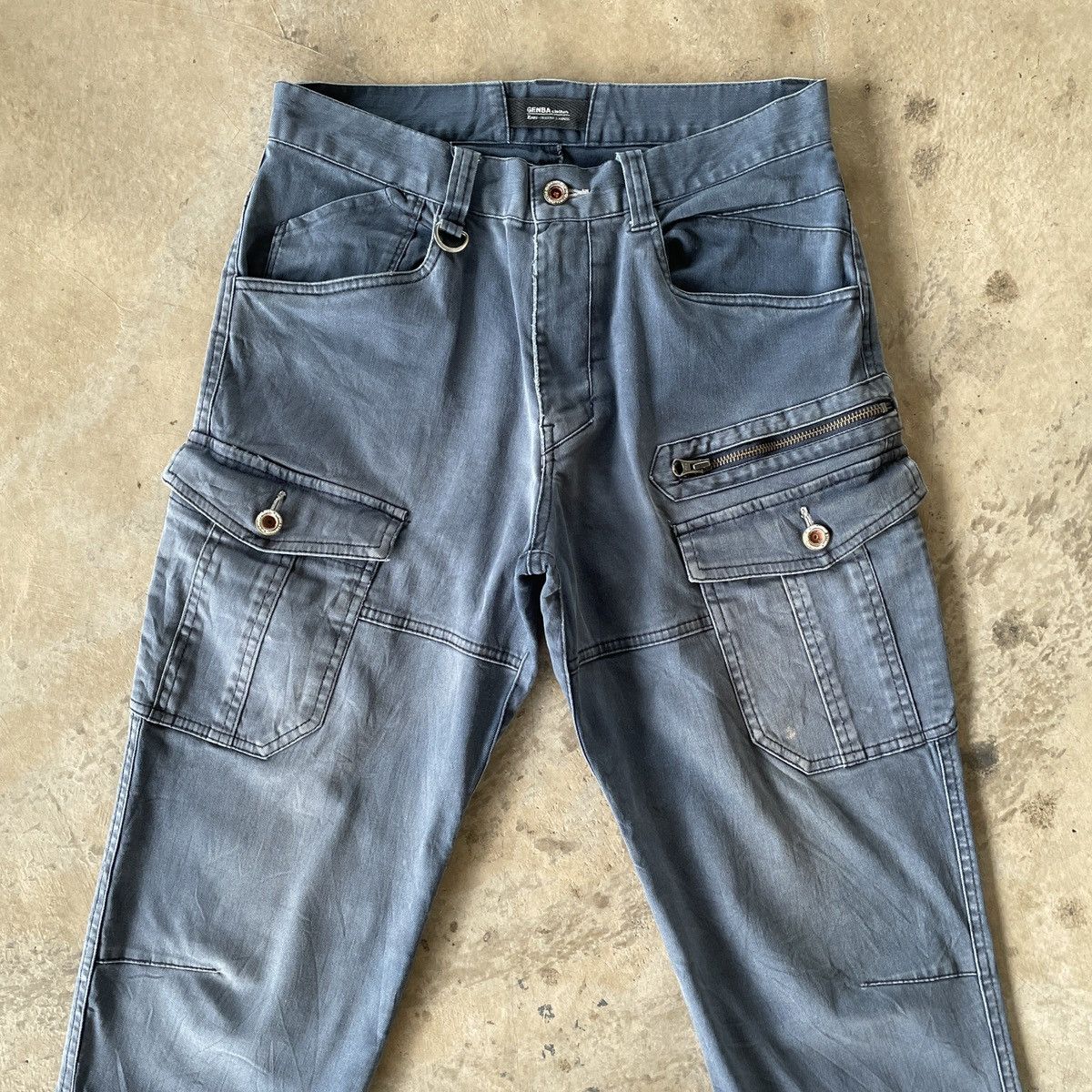 Japanese Brand 8 Pocket💥 Vintage Japanese Brand Faded Cargo Pants W30 Size US 30 / EU 46 - 3 Thumbnail