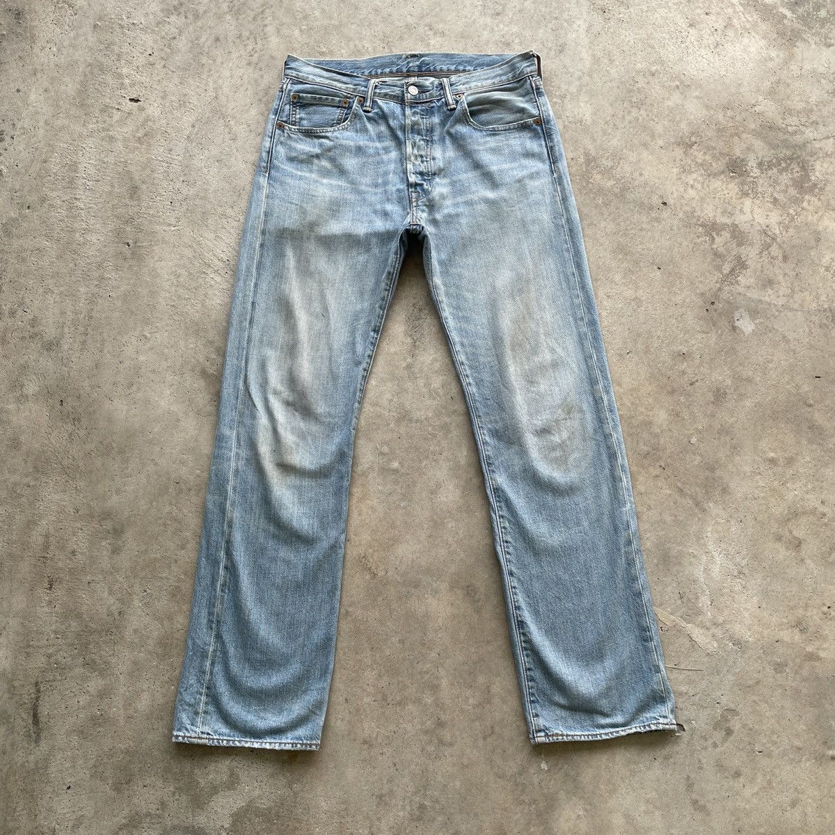 Levi's Vintage Levis 501 Faded Denim Jeans Pants W32x31.5 Size US 32 / EU 48 - 1 Thumbnail