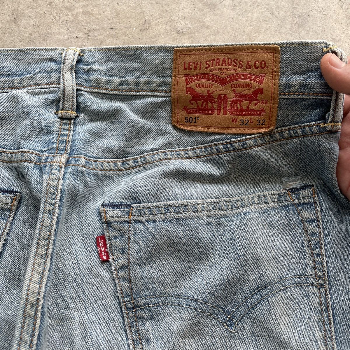 Levi's Vintage Levis 501 Faded Denim Jeans Pants W32x31.5 Size US 32 / EU 48 - 9 Thumbnail