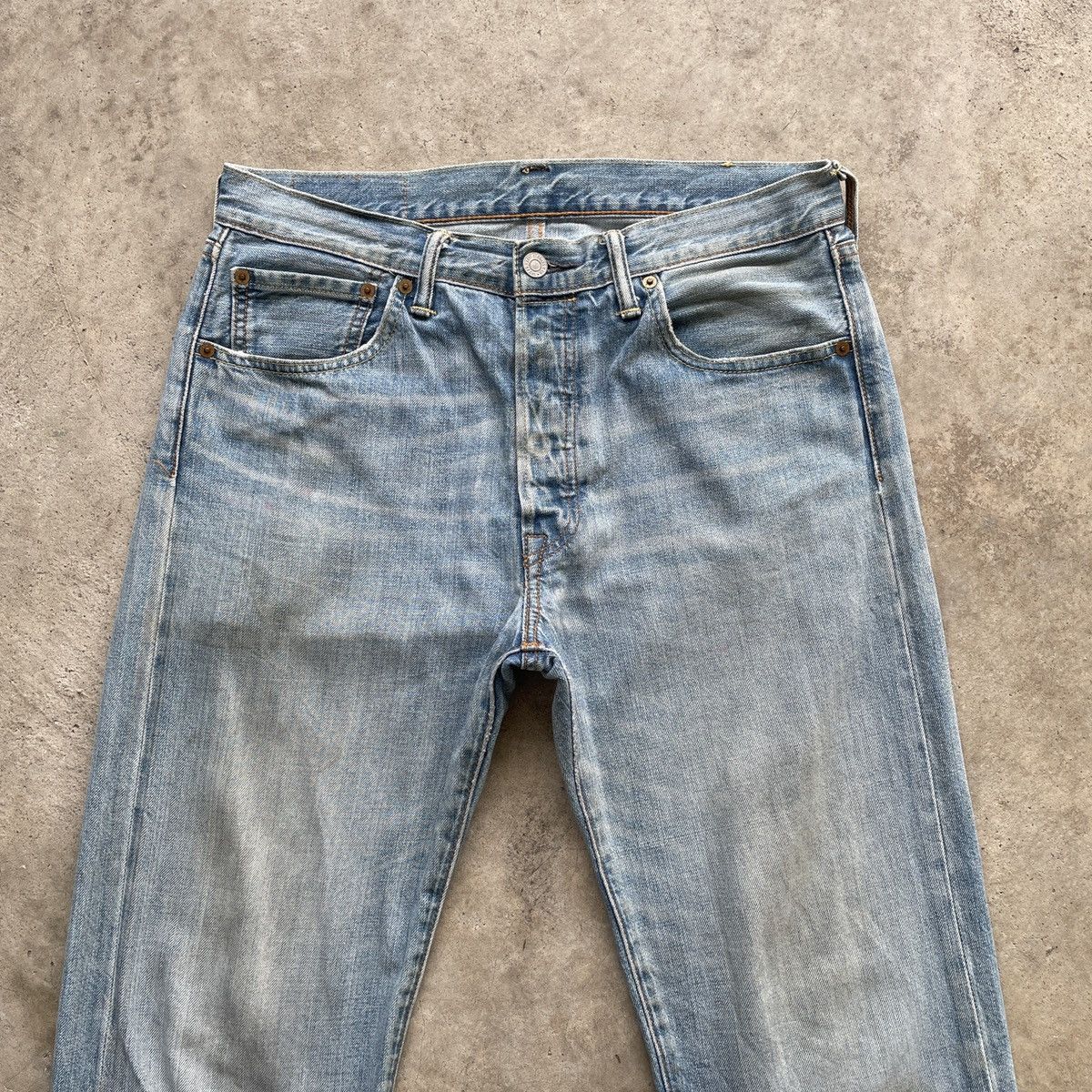 Levi's Vintage Levis 501 Faded Denim Jeans Pants W32x31.5 Size US 32 / EU 48 - 2 Thumbnail