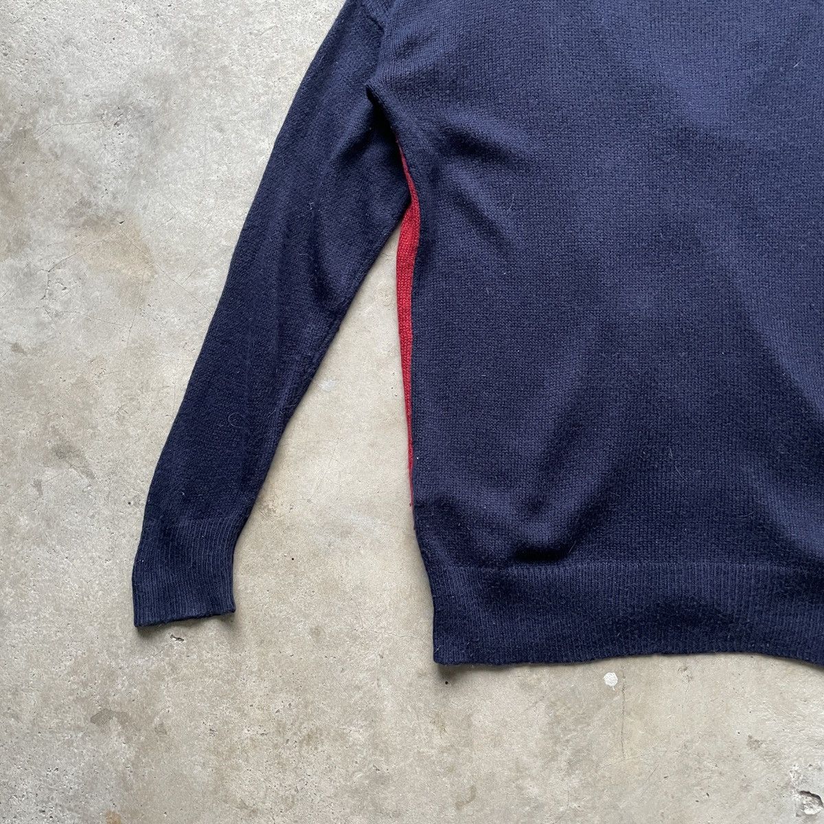 Aran Isles Knitwear Vintage Japanese Union Jack Flag Coloured Cardigan Knitwear Size US L / EU 52-54 / 3 - 8 Thumbnail