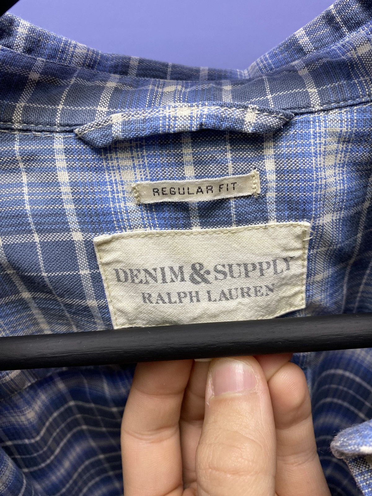 Vintage Denim And Supply Ralph Lauren Flannel Shirt Travis Style Size US XXL / EU 58 / 5 - 8 Thumbnail