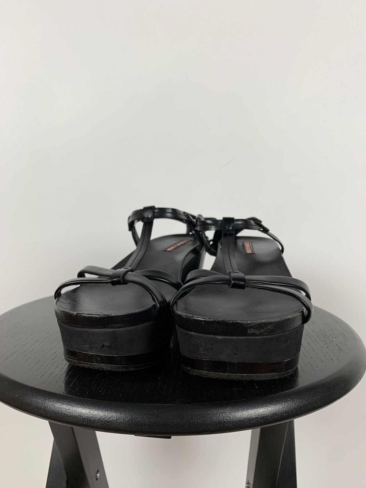 Prada Vintage Prada Patent Leather Platform Sandals Shoes Size US 6 / IT 36 - 4 Thumbnail