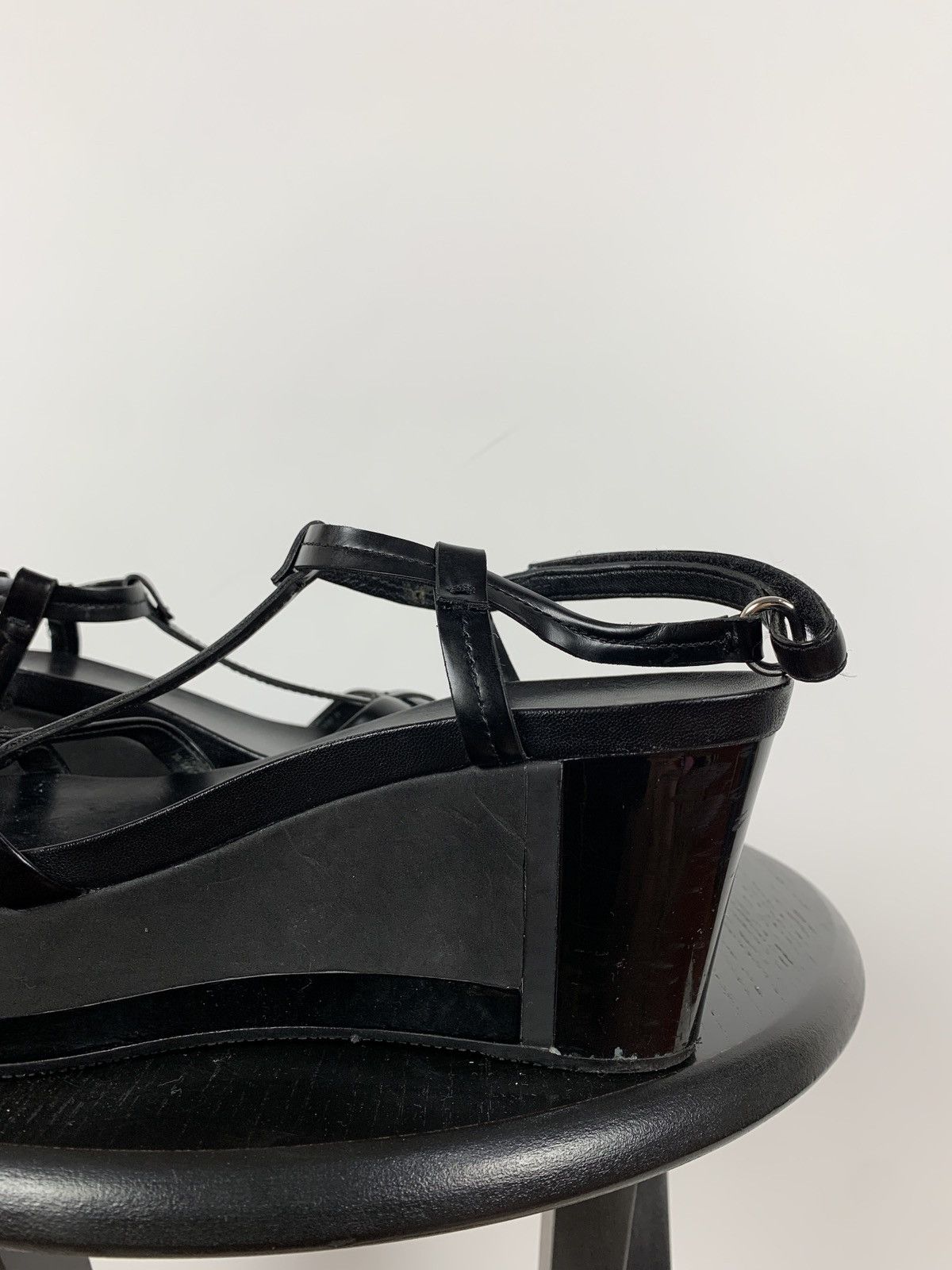 Prada Vintage Prada Patent Leather Platform Sandals Shoes Size US 6 / IT 36 - 13 Thumbnail