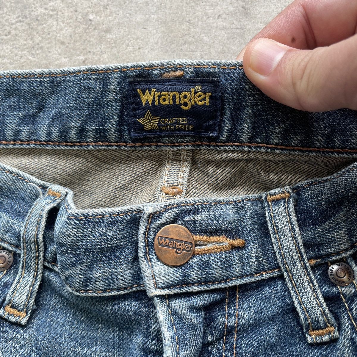 Vintage Vintage Wrangler Distressed Denim Jeans Pants Dirty Size US 31 - 6 Thumbnail