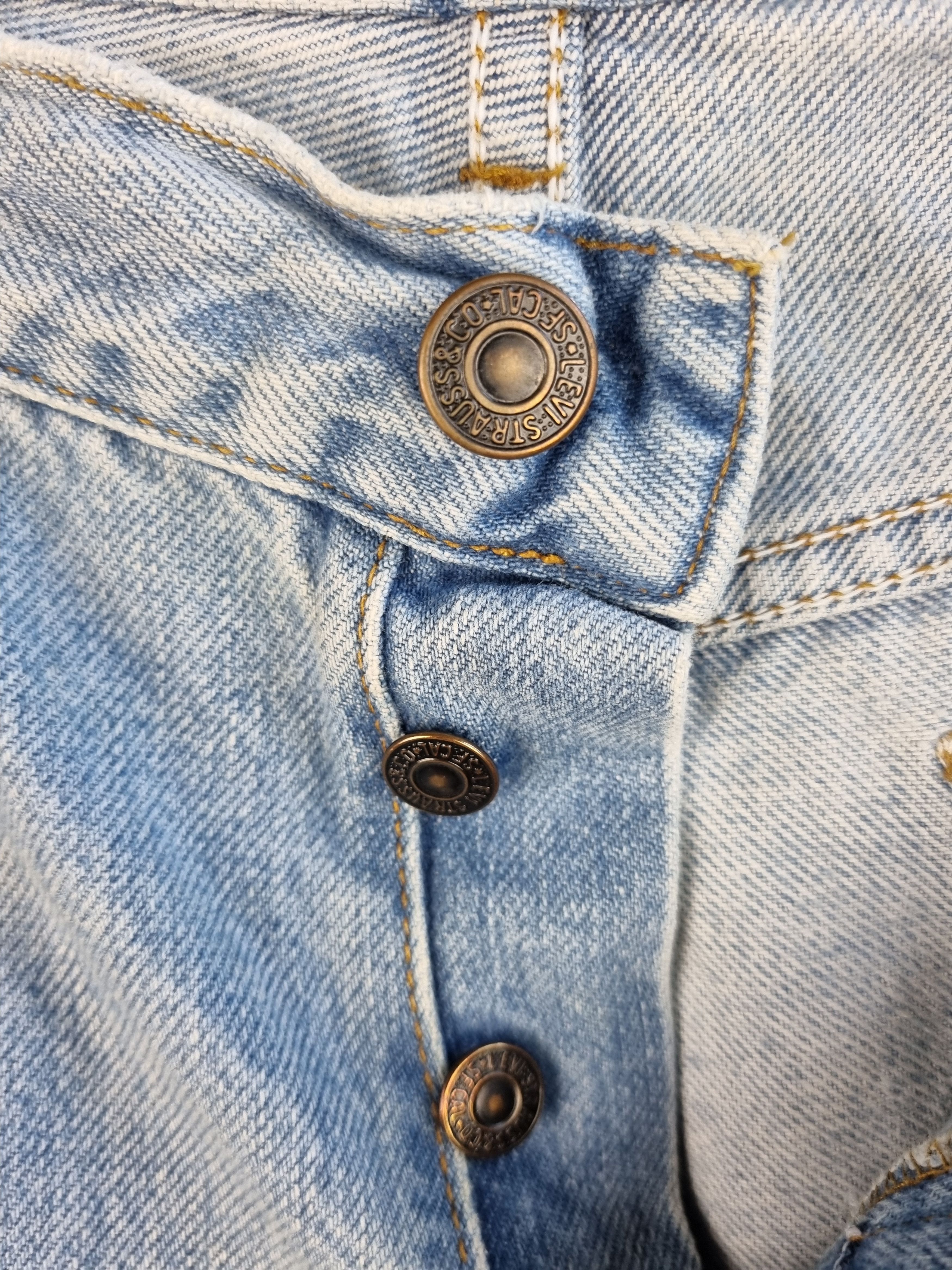 Levi's × Vintage 80s Awesome Levis Orange Tab Button Fly Washed shorts Size US 33 - 5 Thumbnail