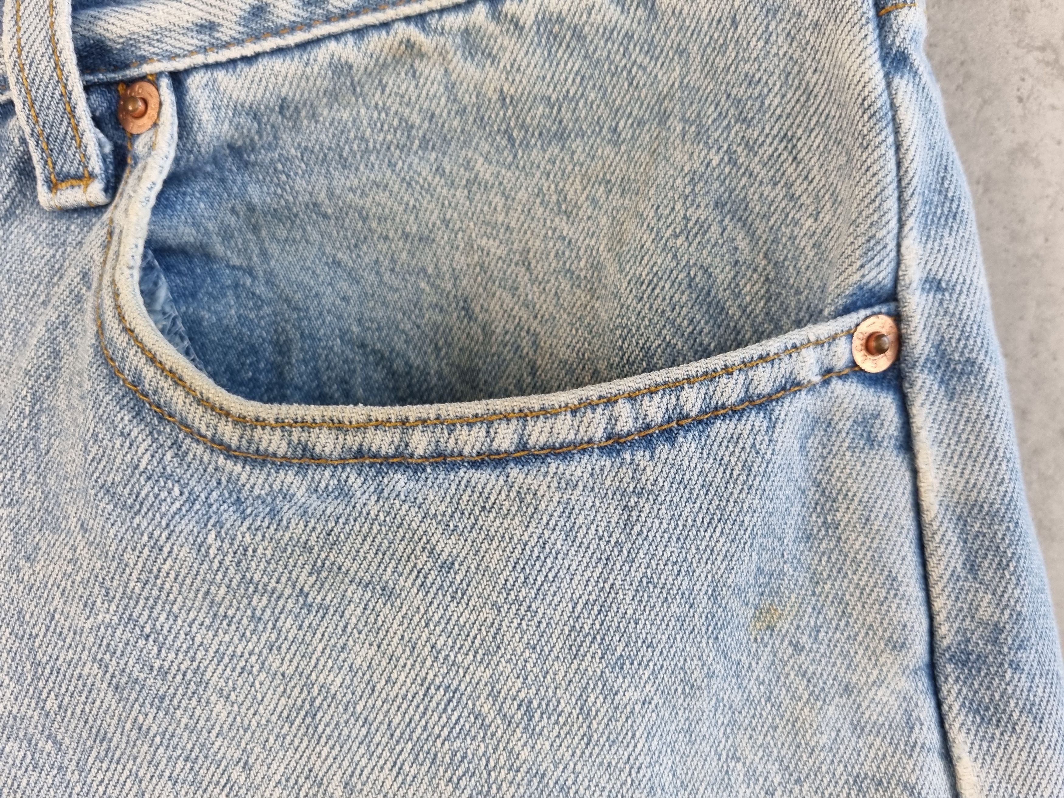 Levi's × Vintage 80s Awesome Levis Orange Tab Button Fly Washed shorts Size US 33 - 10 Thumbnail
