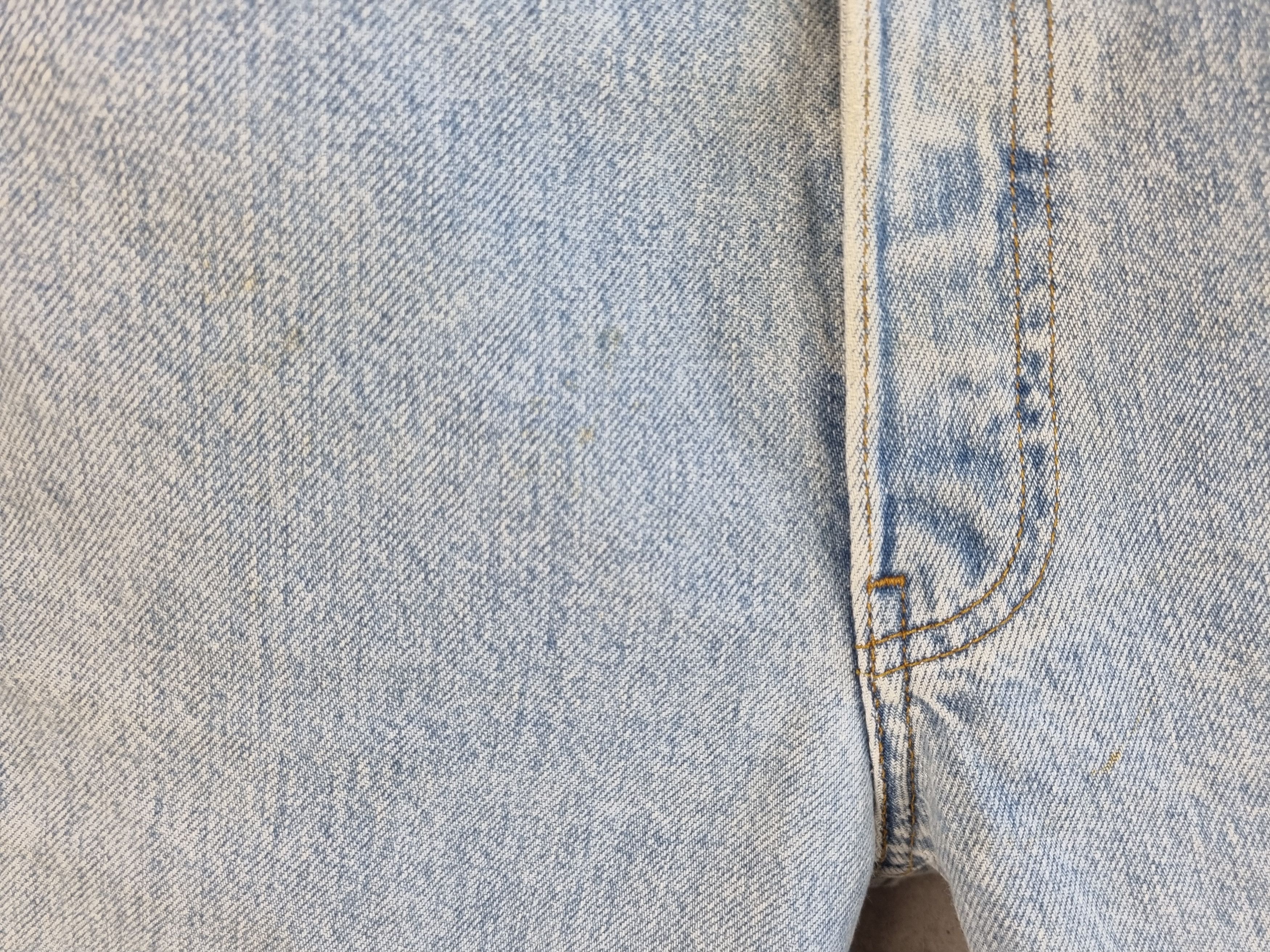 Levi's × Vintage 80s Awesome Levis Orange Tab Button Fly Washed shorts Size US 33 - 9 Thumbnail