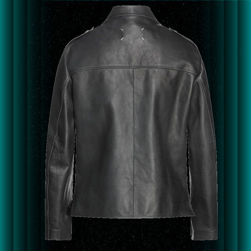 Maison Margiela Leather Jacket in Black Size US S / EU 44-46 / 1 - 2 Thumbnail