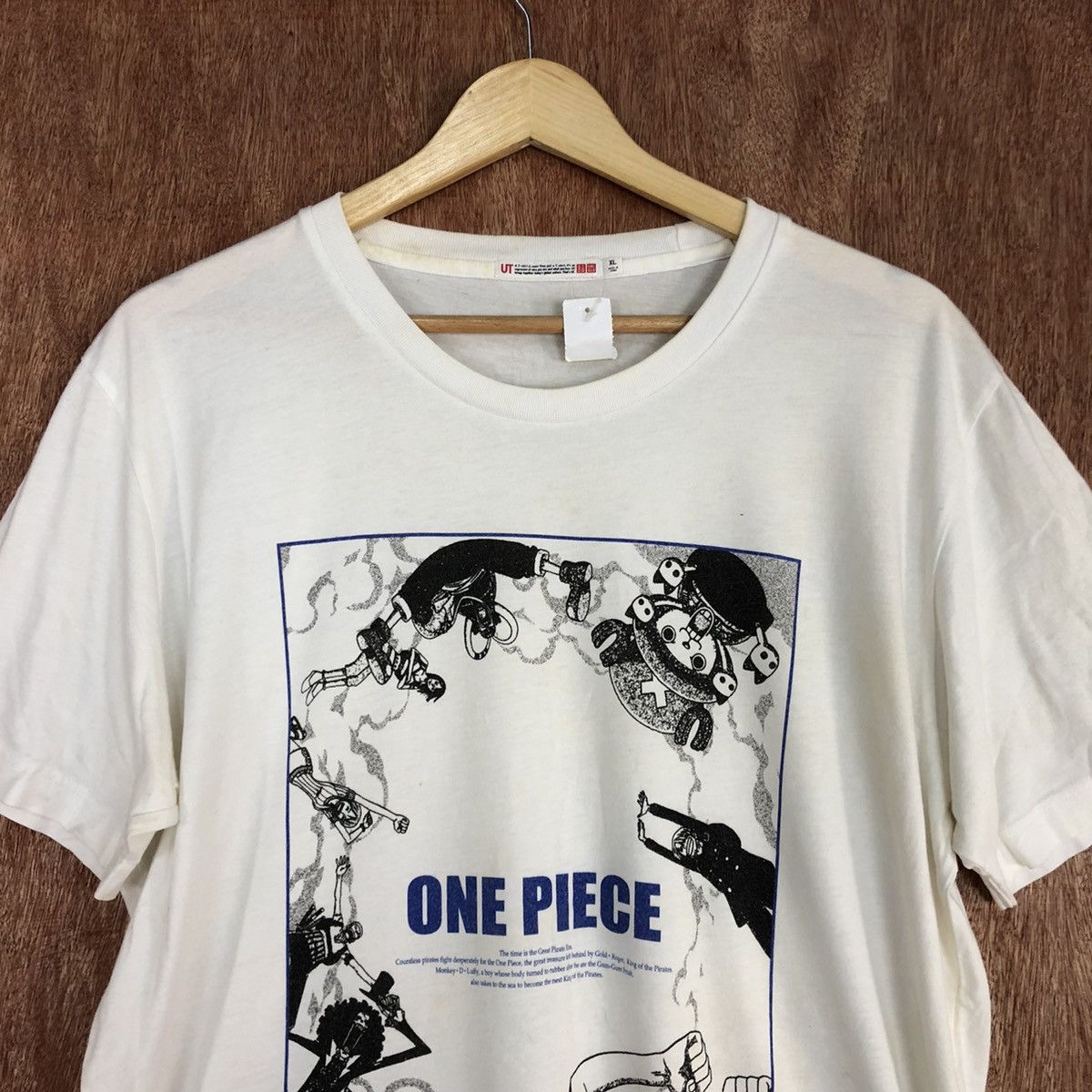 One Piece DLL One piece X Uniqlo Short Sleeve Tshirt tee #1631 Size US L / EU 52-54 / 3 - 7 Thumbnail