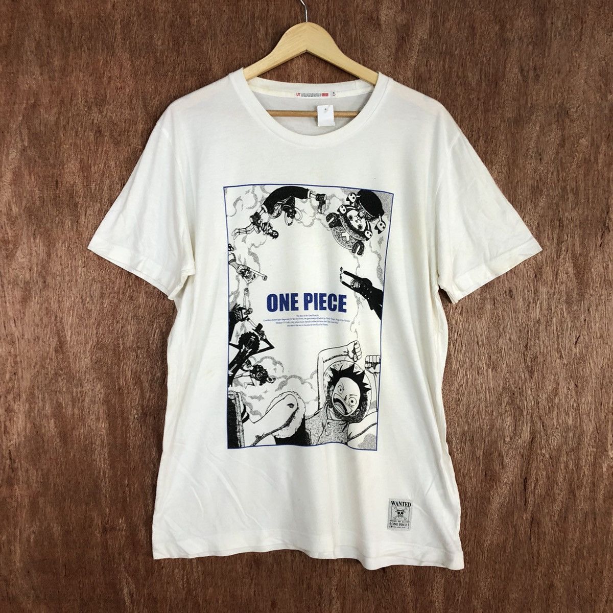 One Piece DLL One piece X Uniqlo Short Sleeve Tshirt tee #1631 Size US L / EU 52-54 / 3 - 3 Thumbnail