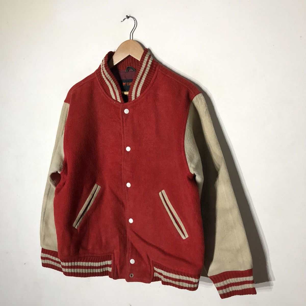 McGregor × Vintage Vintage Varsity Jacket McGregor Leather Handling Size US M / EU 48-50 / 2 - 2 Thumbnail