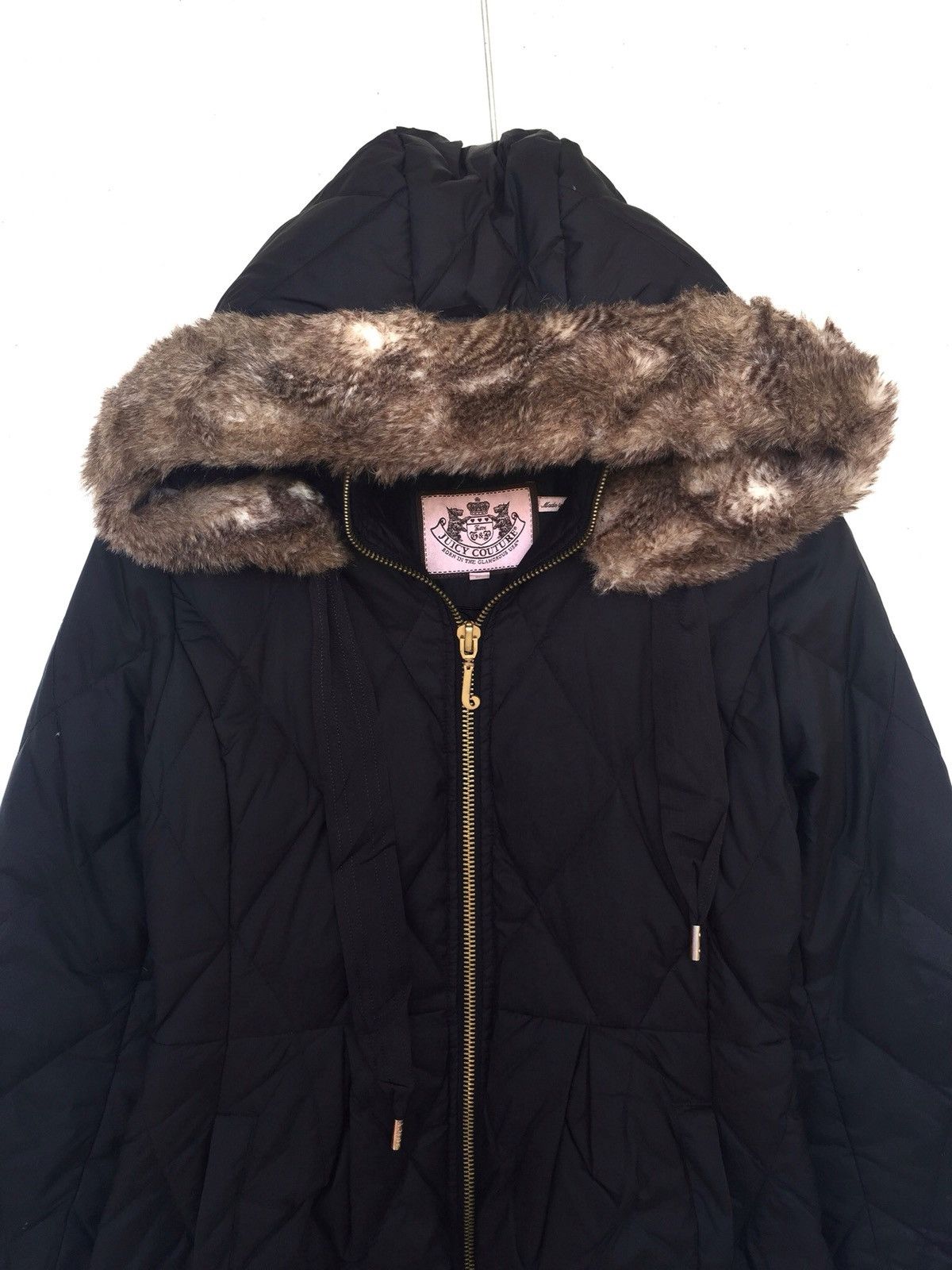 Juicy Couture Jeans Y2K Juicy Couture Faux Fur Hoodie Zipper Bomber Jacket Size US S / EU 44-46 / 1 - 1 Thumbnail