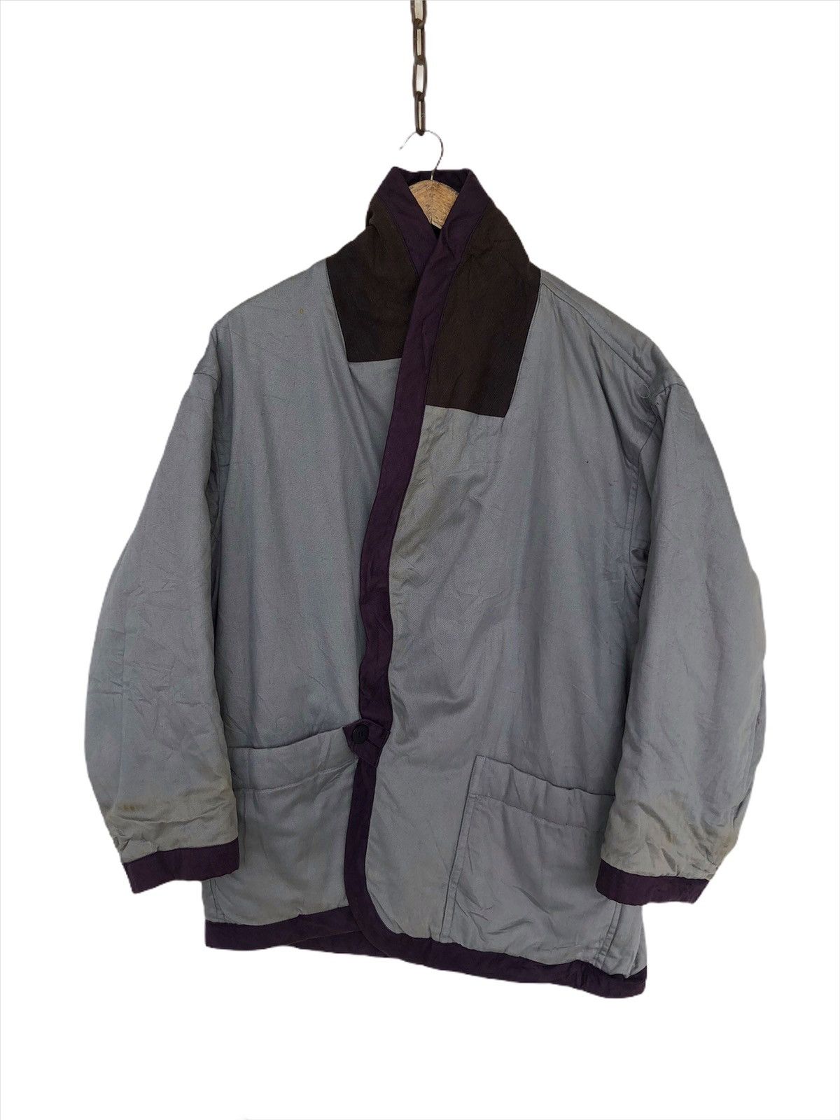 Issey Miyake GRAIL♠️80s Miyake Plantation Two Side Hanten Kimono Jacket Size US L / EU 52-54 / 3 - 5 Thumbnail