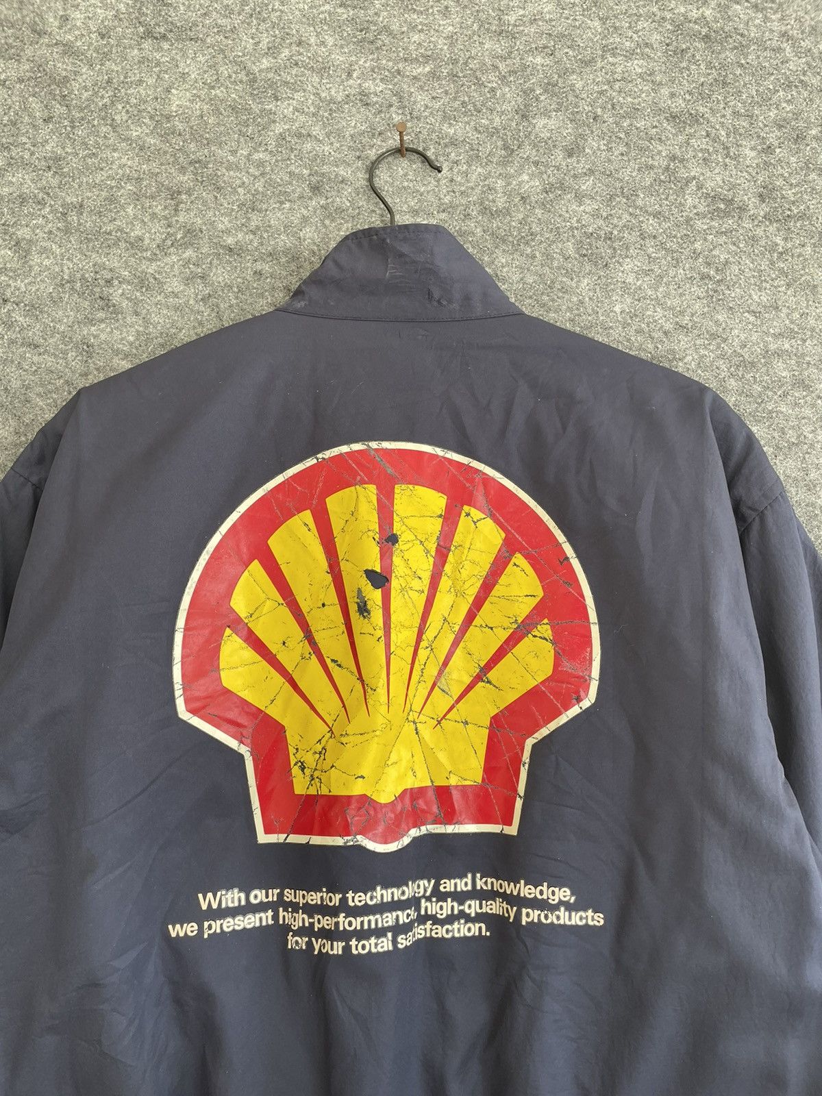 Japanese Brand × Vintage VINTAGE SHELL BIG LOGO JACKET Size US L / EU 52-54 / 3 - 2 Thumbnail
