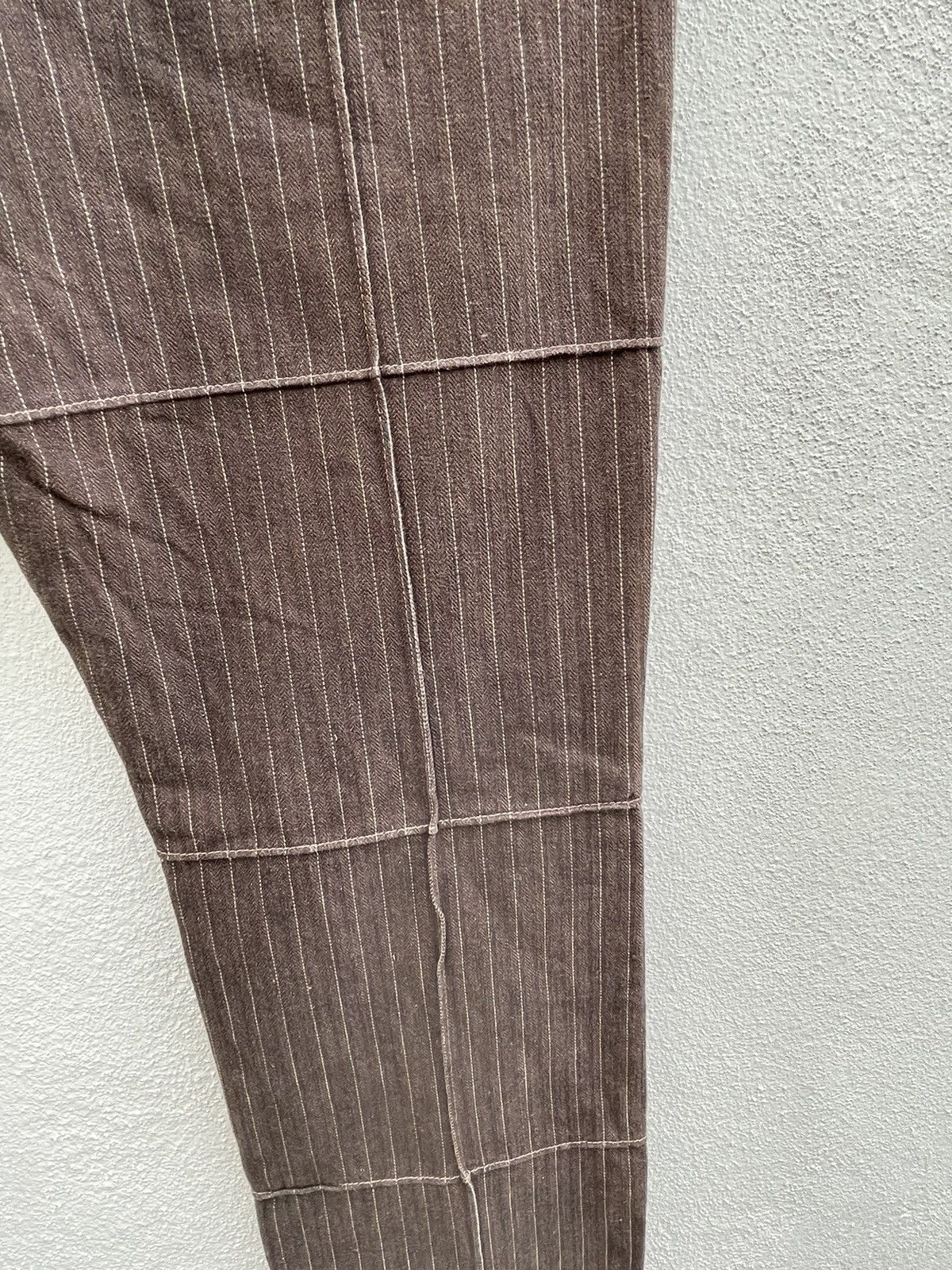 Boycott Vintage Boycott Pinstripe Plaid Denim Jeans Made In Japan Size US 33 - 12 Thumbnail