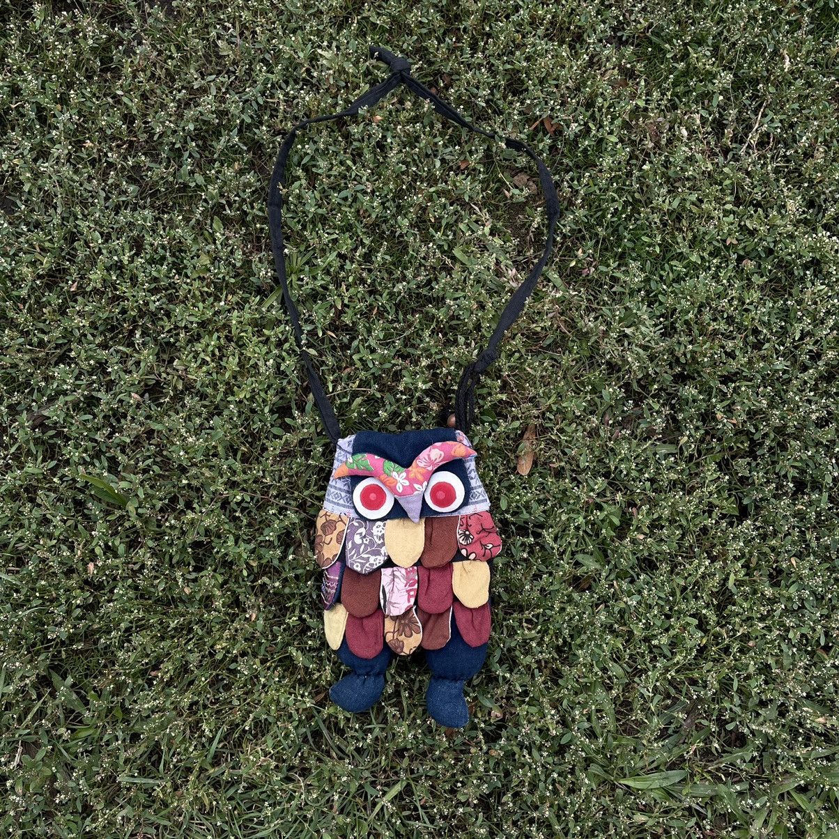 Vintage Vintage Y2K Owl Crossbody Bag Streetwear Rave Tapered OS Size ONE SIZE - 1 Thumbnail