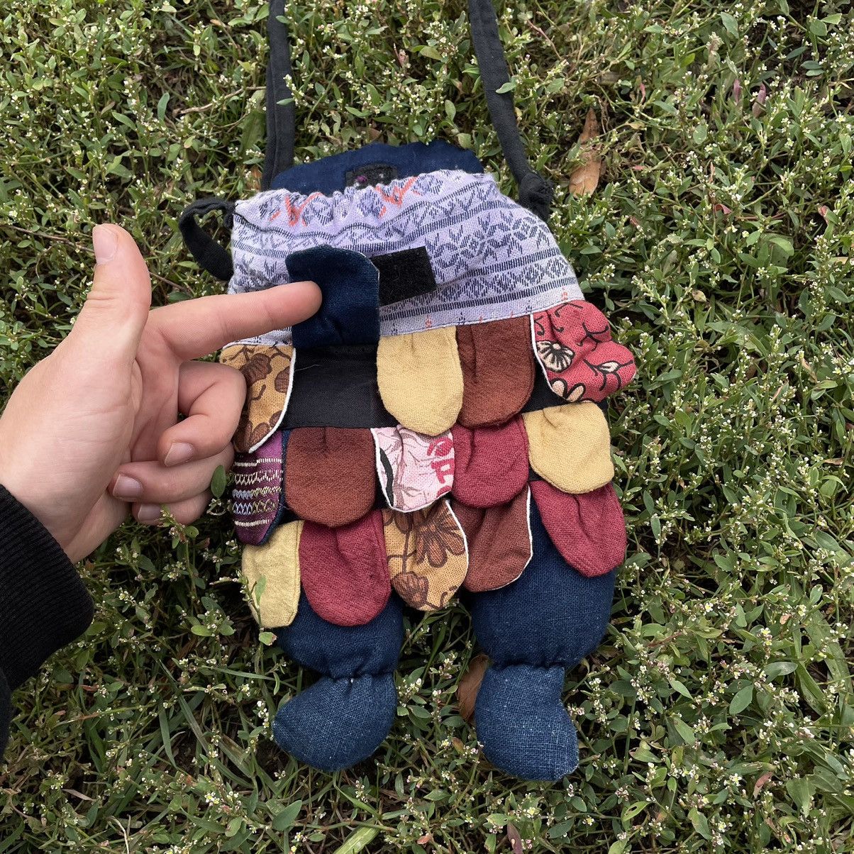 Vintage Vintage Y2K Owl Crossbody Bag Streetwear Rave Tapered OS Size ONE SIZE - 5 Thumbnail