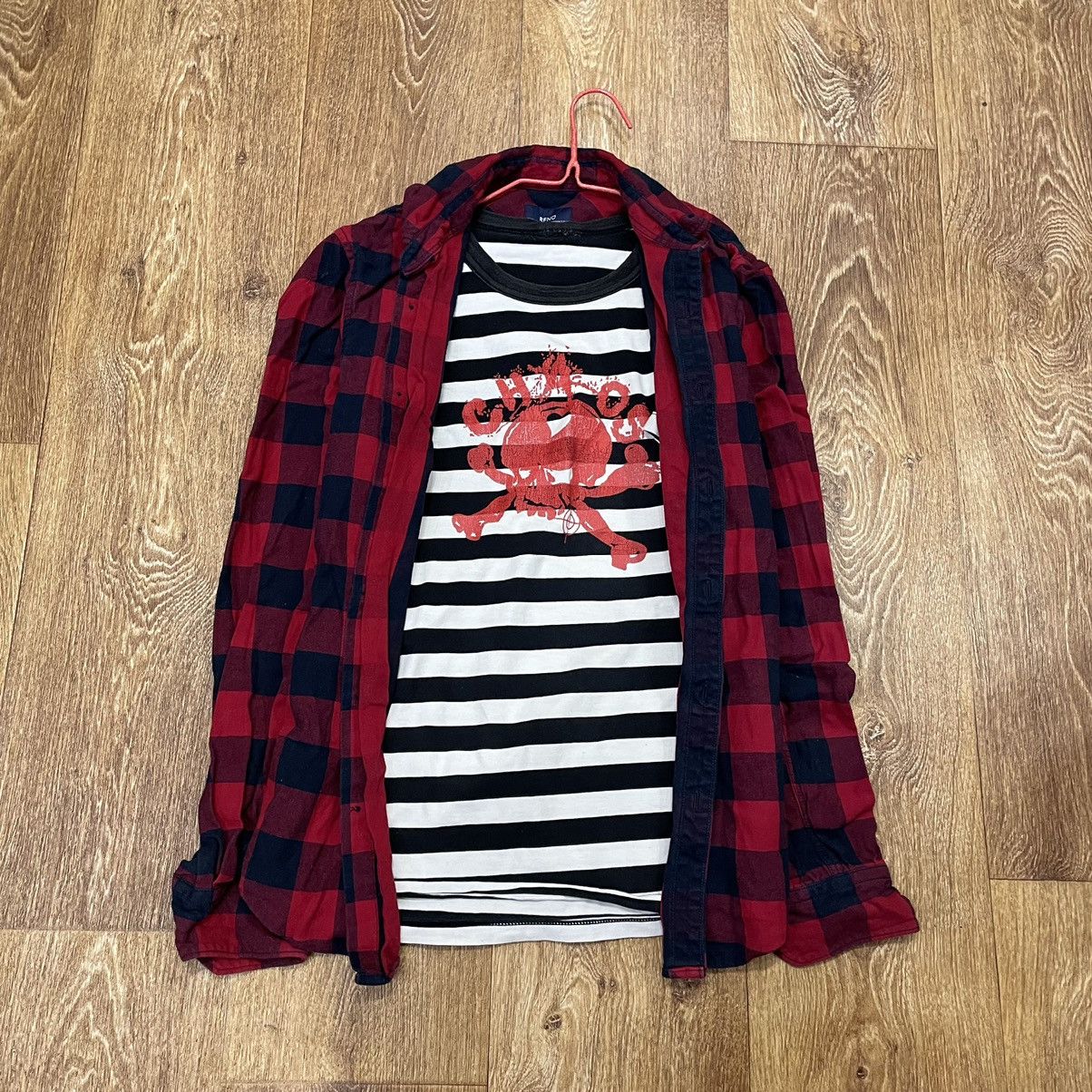 Flannel Vintage Shirt Flannel Checkered Travis Style S Size US S / EU 44-46 / 1 - 1 Thumbnail